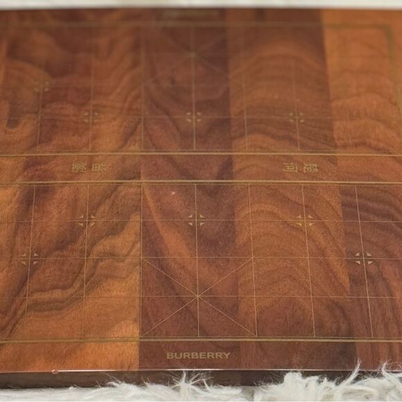 Burberry Gold Embossed Wooden Chinese Chess Board Year of the Tiger - Picture 7 of 9